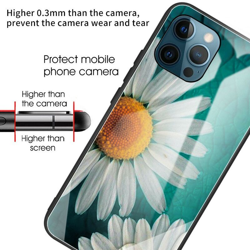 Hülle Für Iphone 13 Pro Pflanzlich Gehärtetes Glas