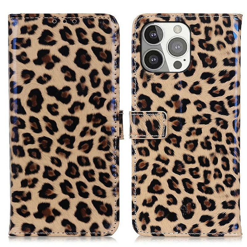 Lederhüllen Für Iphone 13 Pro Leopard