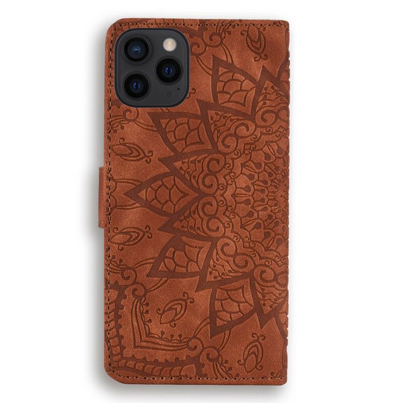 Lederhüllen Iphone 13 Pro Barock-mandala