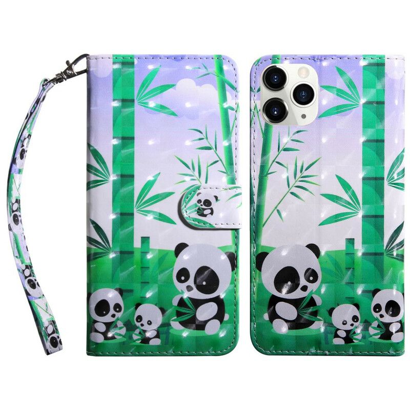 Lederhüllen Iphone 13 Pro Handyhülle Lichtpunkt-pandas