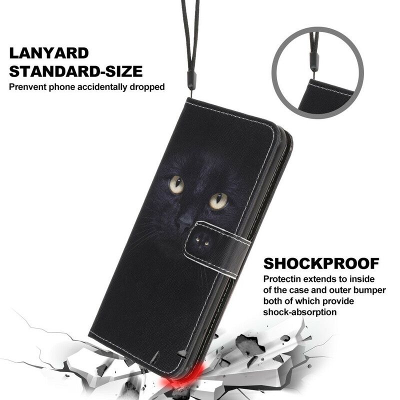 Lederhüllen Iphone 13 Pro Handyhülle Schwarze Riemchen-katzenaugen
