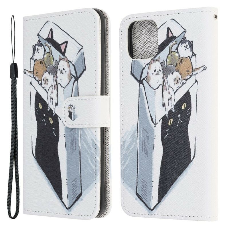 Lederhüllen Iphone 13 Pro Lieferung Tanga Katzen