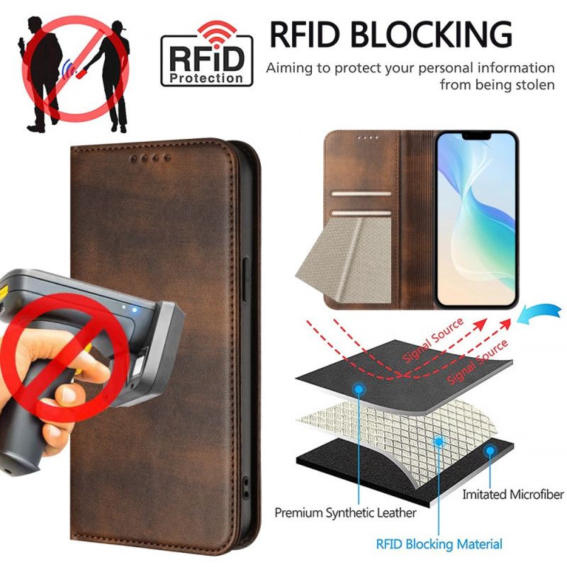 Flip Case Realme 14 5g Retro-rfid-schutz