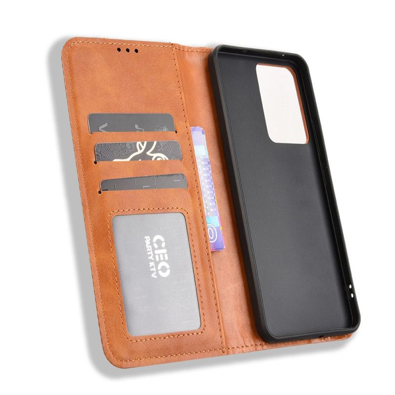 Flip Case Realme 14 5g Vintage-rand