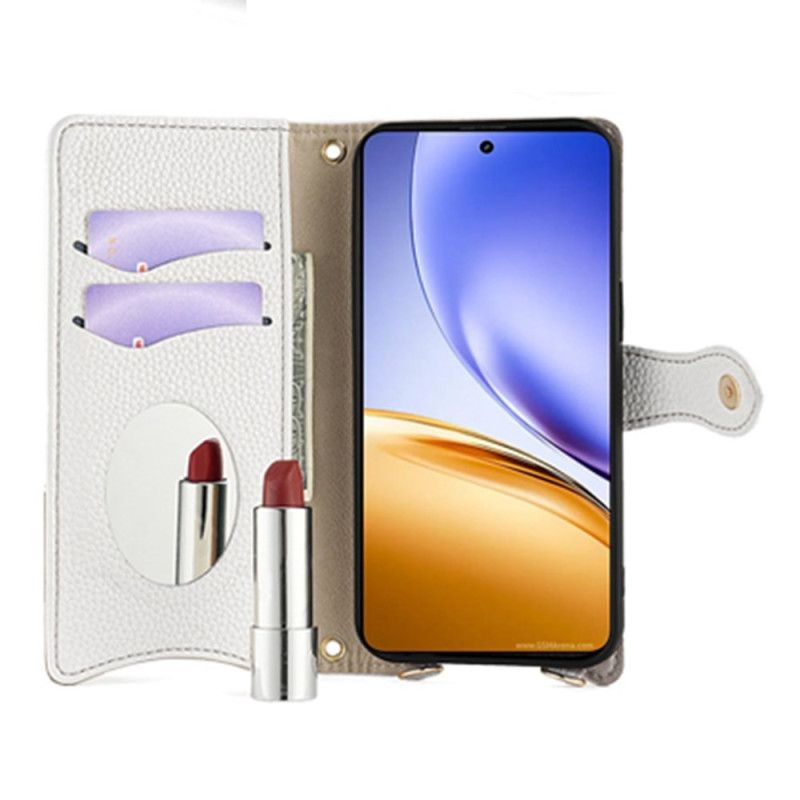 Lederhüllen Für Realme 14 5g Geldbörse Mit Kette