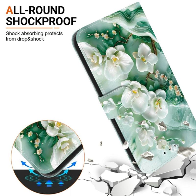 Lederhüllen Für Realme 14 5g Jadeblumenmuster