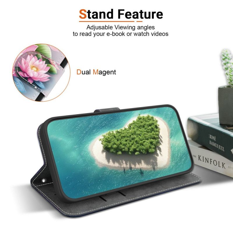 Lederhüllen Für Realme 14 5g Lotus