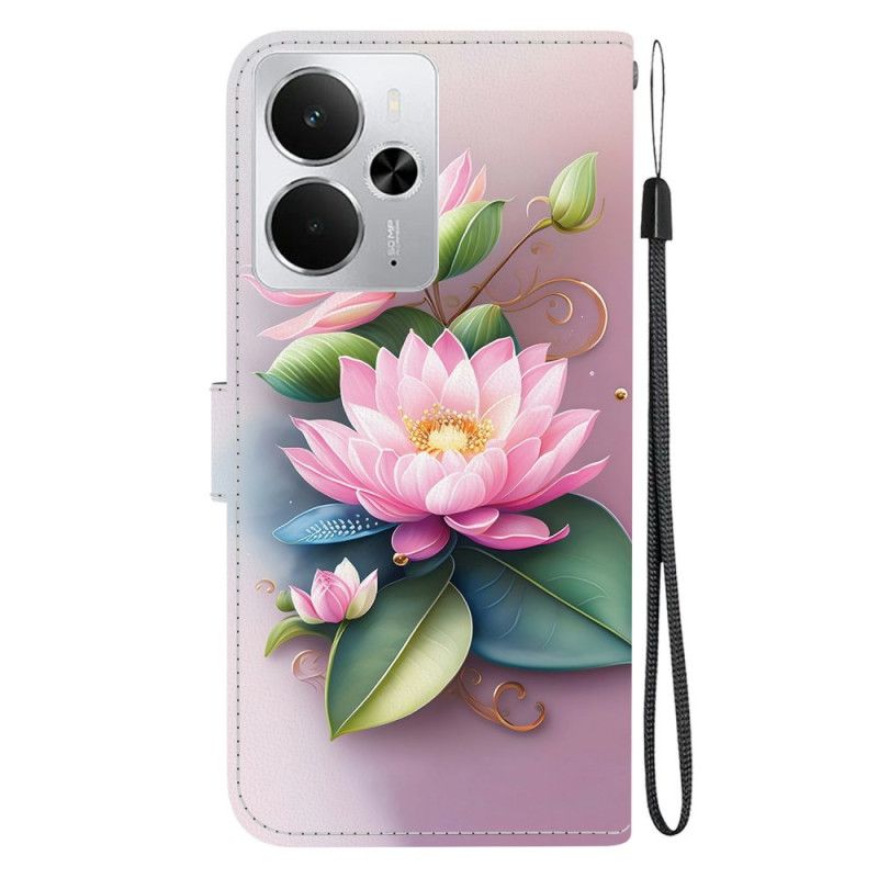 Lederhüllen Für Realme 14 5g Lotus