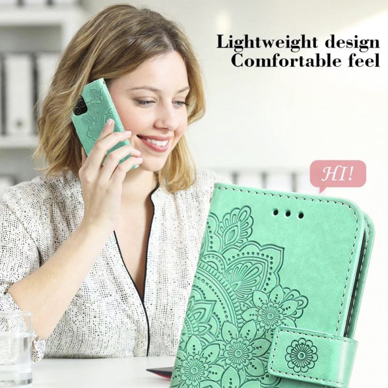 Lederhüllen Für Realme 14 5g Mandala-print