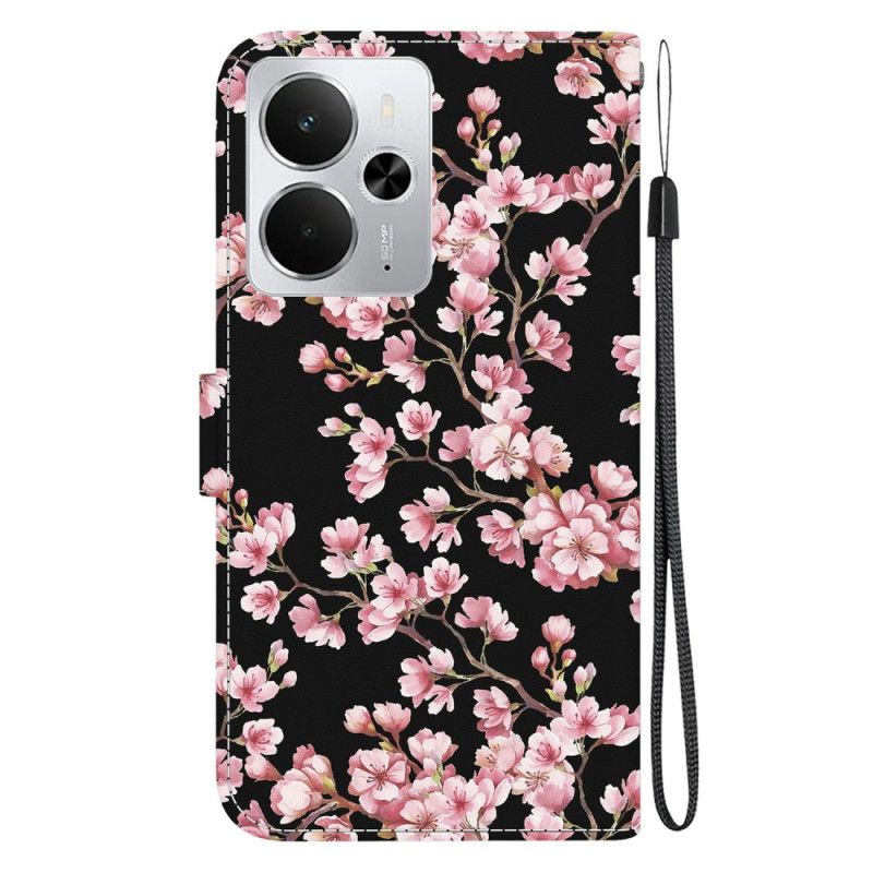 Lederhüllen Für Realme 14 5g Pflaumenblüten