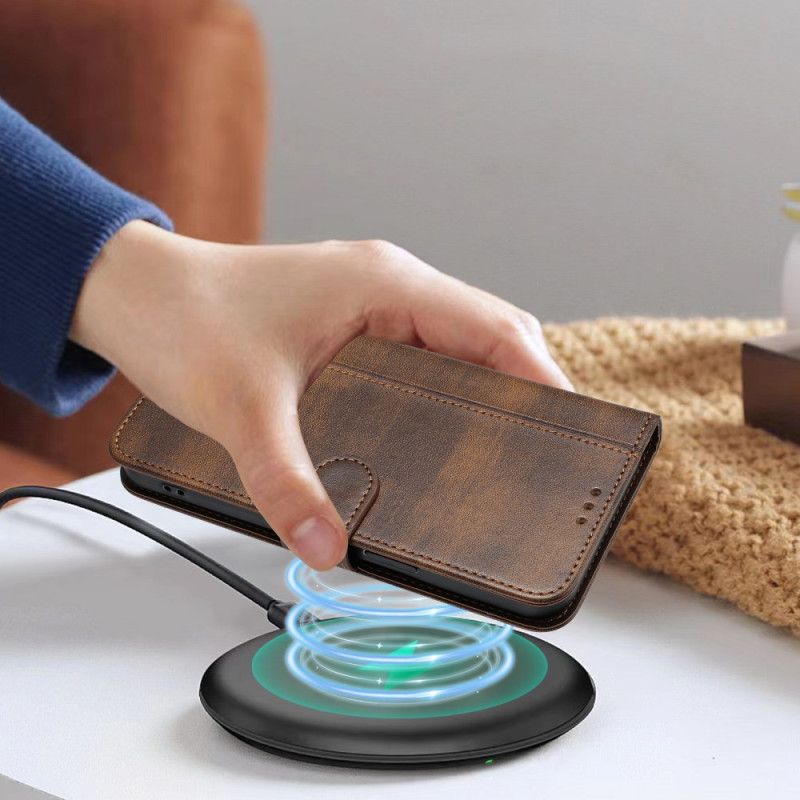 Lederhüllen Für Realme 14 5g Retro-naht