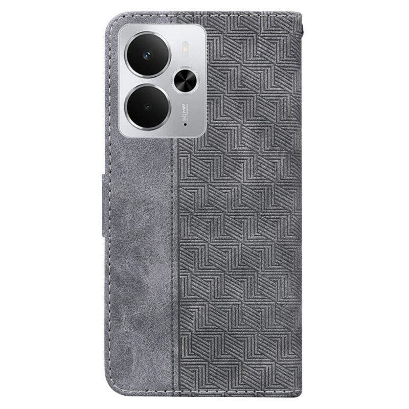 Lederhüllen Für Realme 14 5g Webmuster