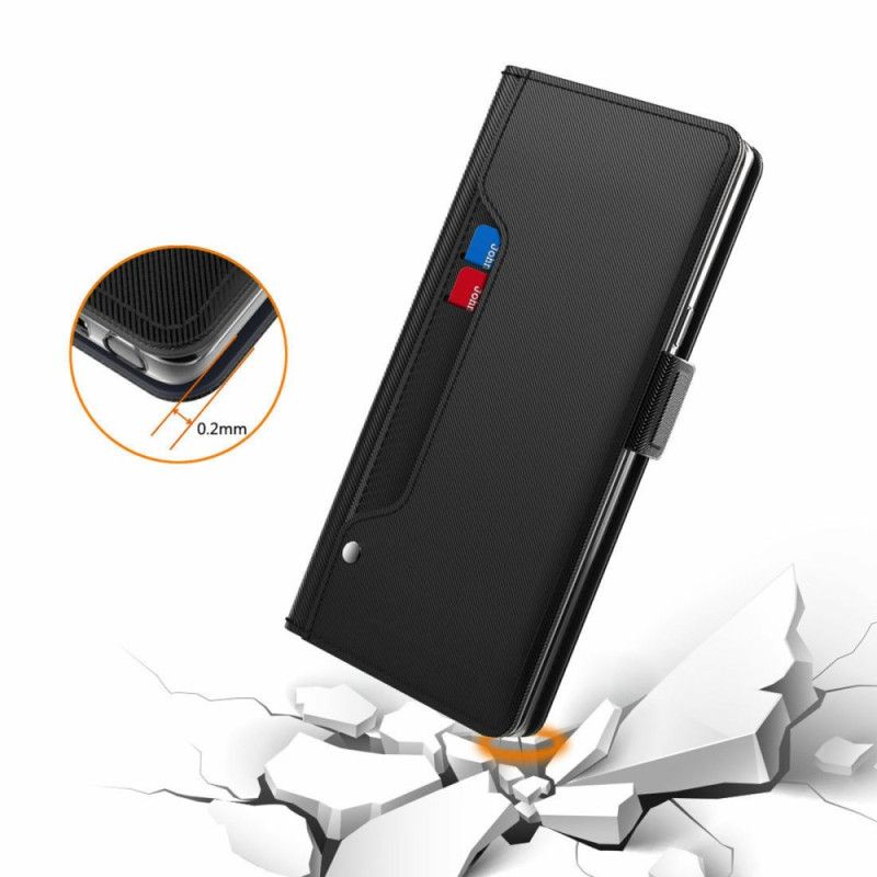 Lederhüllen Realme 14 5g Handyhülle Herausnehmbares Kartenetui Und Spiegel