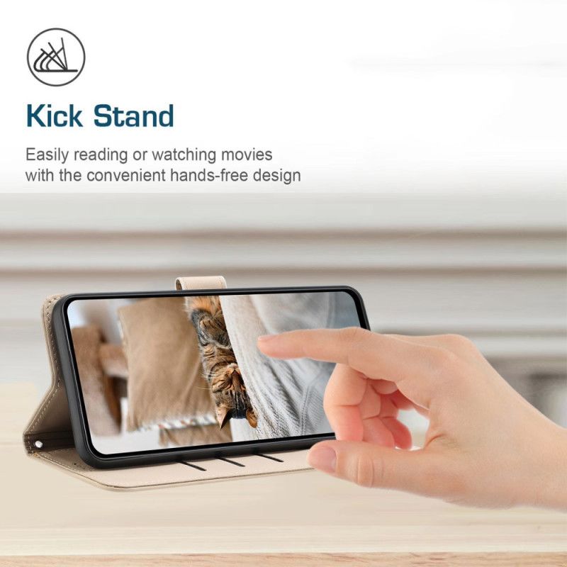 Lederhüllen Realme 14 5g Katzenhaufen Mit Lanyard