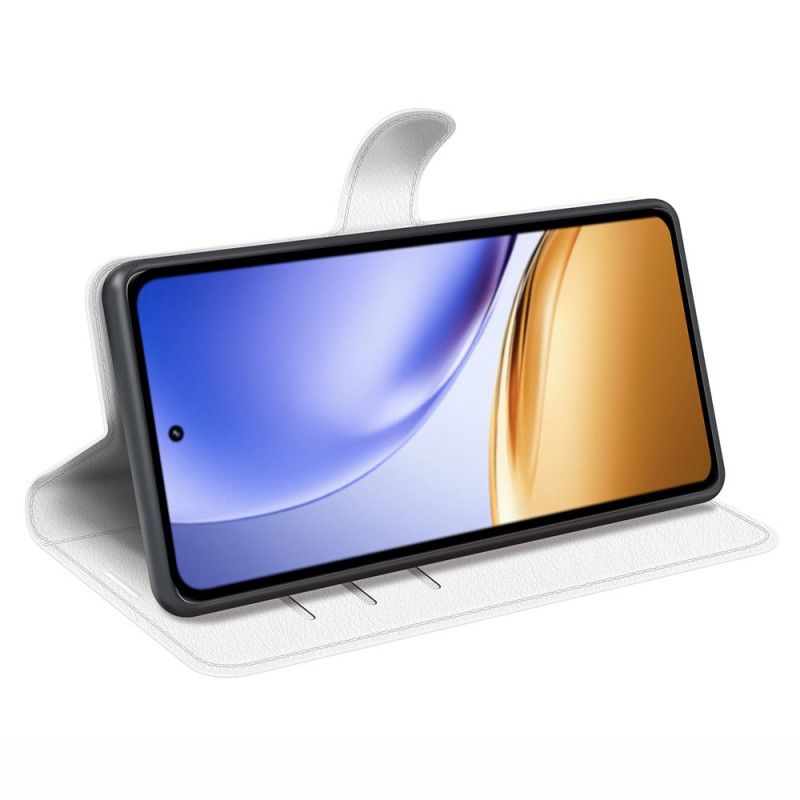 Lederhüllen Realme 14 5g Kunstleder In Litschi-optik