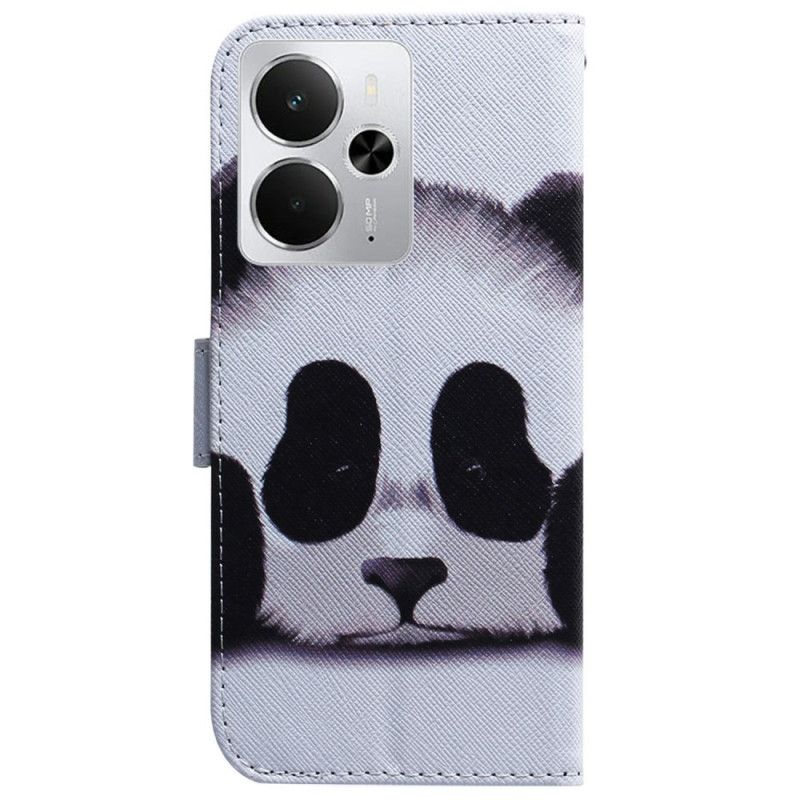 Lederhüllen Realme 14 5g Panda