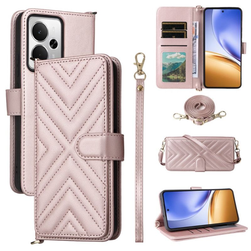 Lederhüllen Realme 14 5g Schulter- Und Riemen