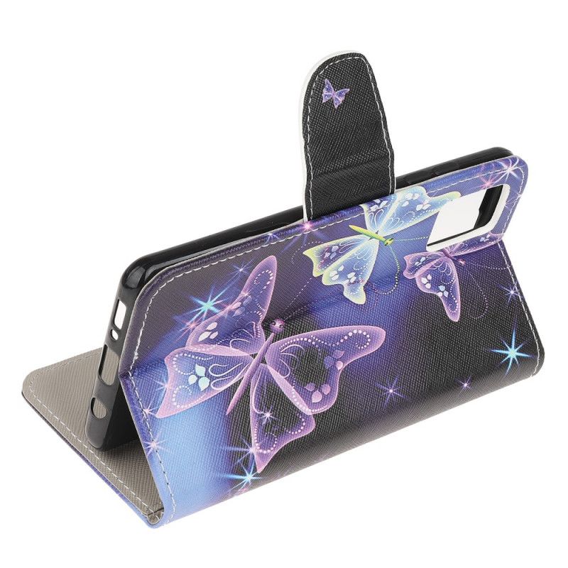 Lederhüllen Xiaomi Poco M3 Moderne Schmetterlinge
