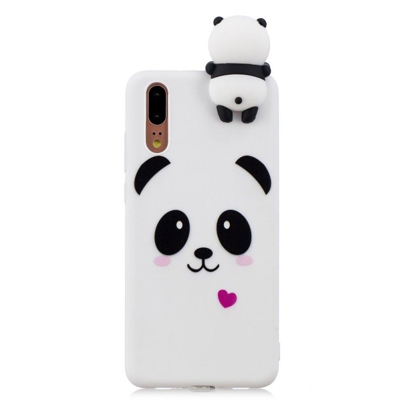 Hülle Für Huawei P20 Lustiger 3D-Panda