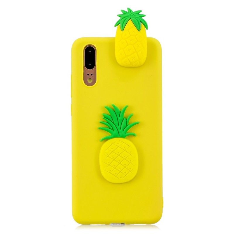 Hülle Huawei P20 3D Ananas