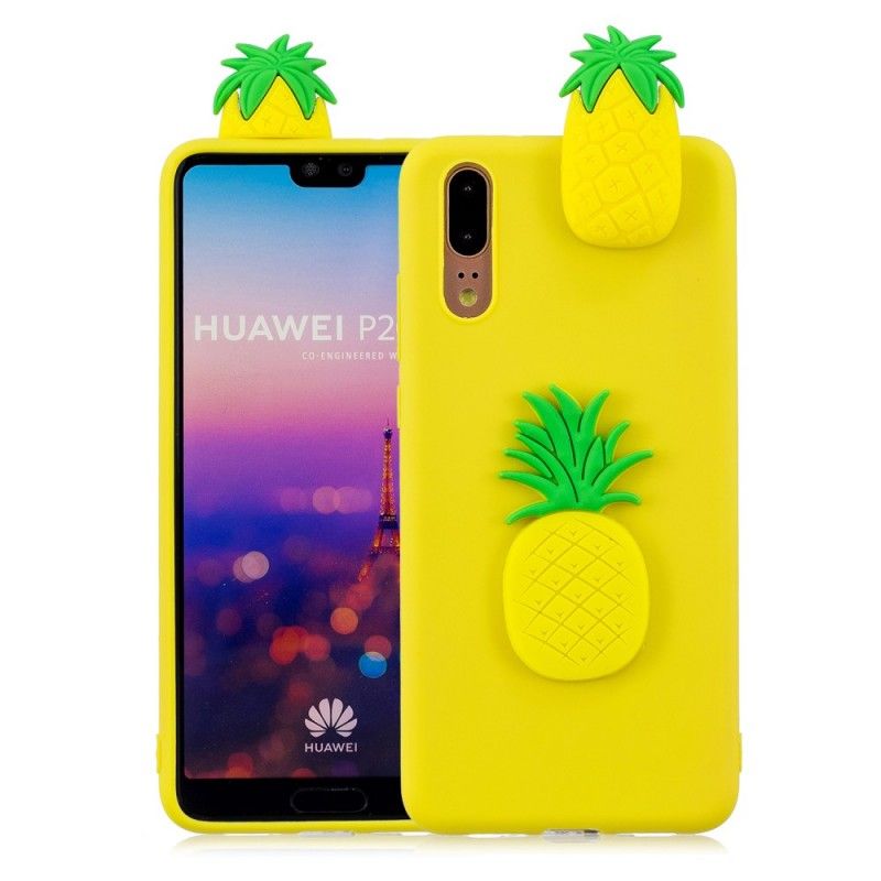 Hülle Huawei P20 3D Ananas