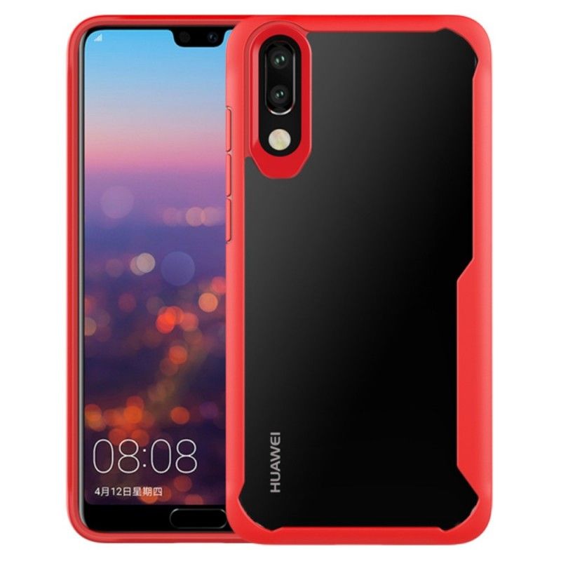 Hülle Huawei P20 Schwarz Handyhülle Premium-Hybrid