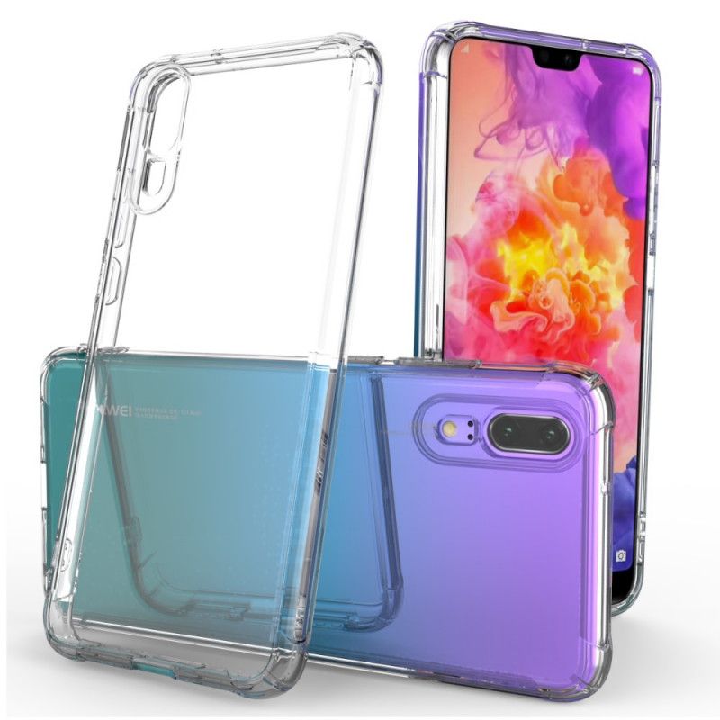 Hülle Huawei P20 Transparent Transparente Leeu-Schutzkissen