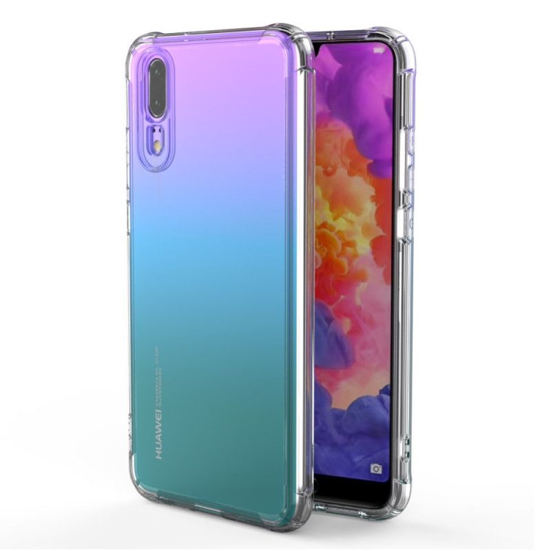 Hülle Huawei P20 Transparent Transparente Leeu-Schutzkissen