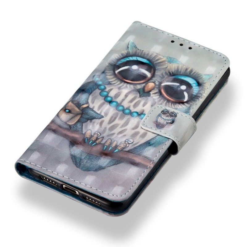 Lederhüllen Für Huawei P20 Miss Owl 3D