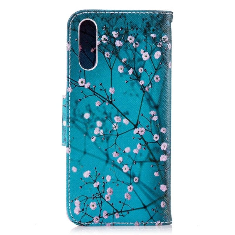 Lederhüllen Huawei P20 Blühender Baum