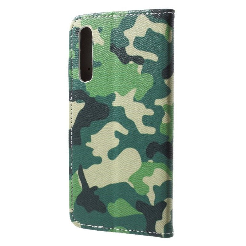 Lederhüllen Huawei P20 Militärische Tarnung