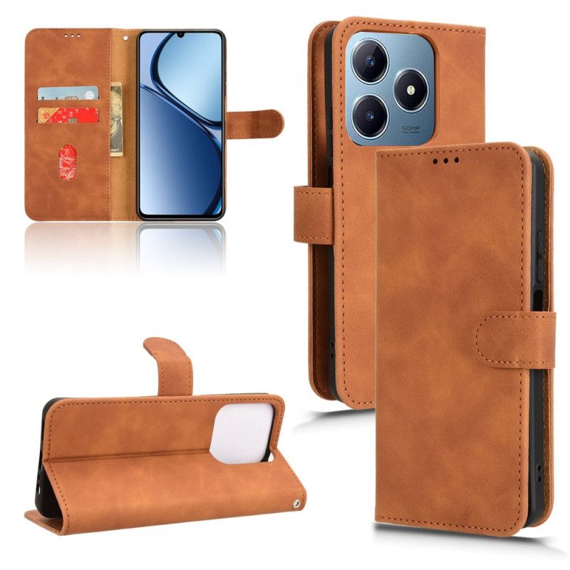 Lederhüllen Für Realme Note 60x Wildlederoptik