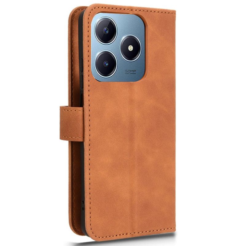 Lederhüllen Für Realme Note 60x Wildlederoptik