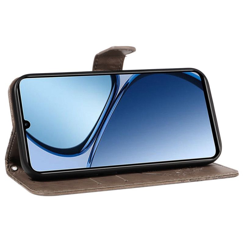 Lederhüllen Realme Note 60x Grafischer Schmetterling