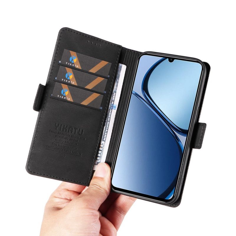 Lederhüllen Realme Note 60x Handyhülle Yikatu-niete