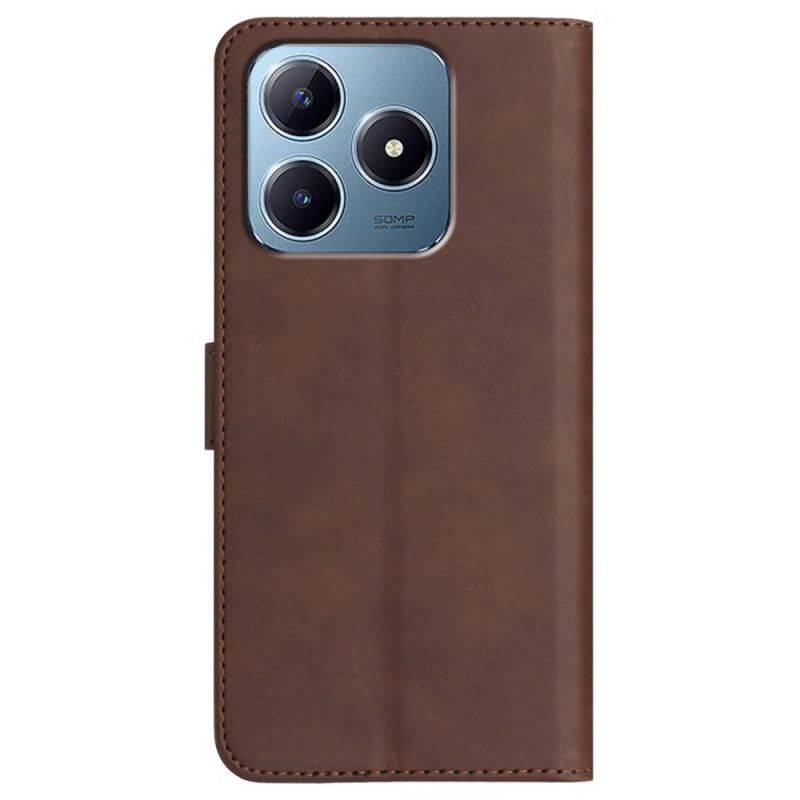 Lederhüllen Realme Note 60x Lächeln Und Herz