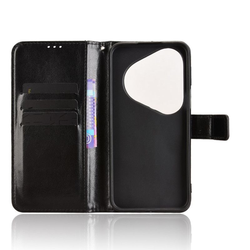 Lederhüllen Huawei Pura 80 Ultra Handyhülle Auffälliges Kunstleder