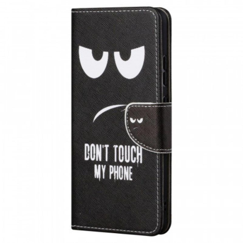 Flip Case Für Xiaomi Redmi Note 11 Pro / 11 Pro 5G Berühren Sie Nicht Mein Telefon