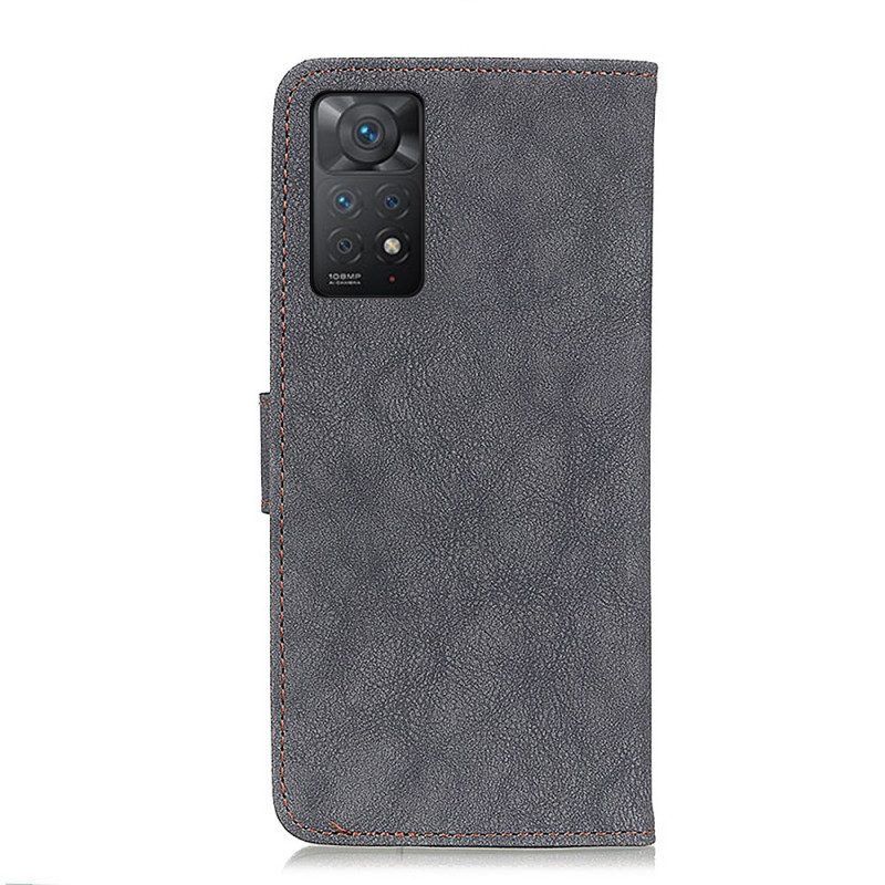 Flip Case Für Xiaomi Redmi Note 11 Pro / 11 Pro 5G Khazneh Retro-split-kunstleder