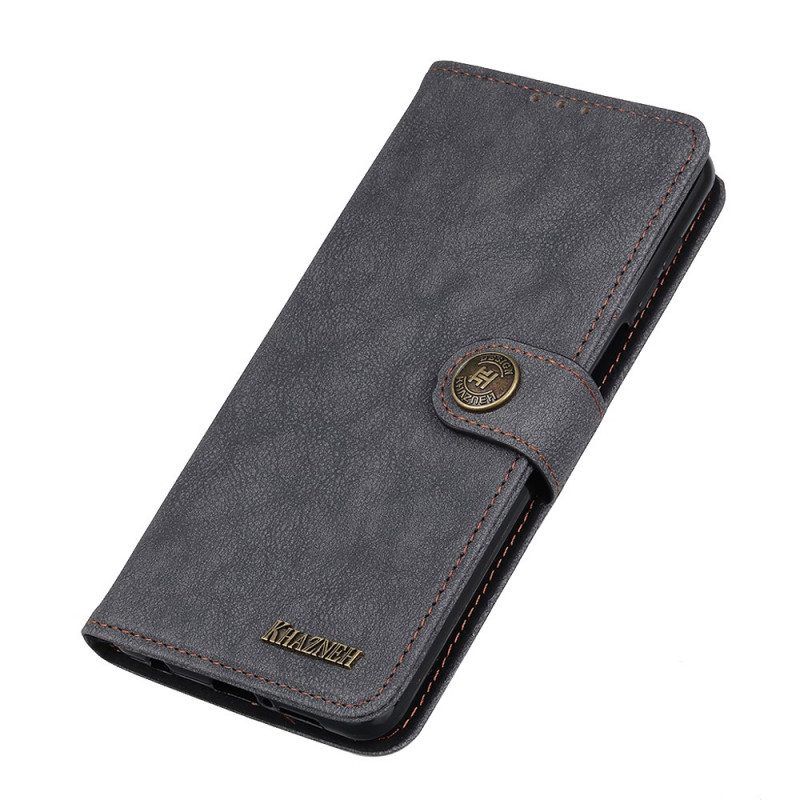 Flip Case Für Xiaomi Redmi Note 11 Pro / 11 Pro 5G Khazneh Retro-split-kunstleder