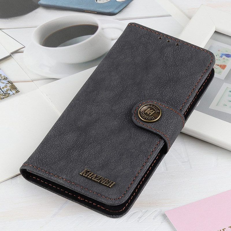 Flip Case Für Xiaomi Redmi Note 11 Pro / 11 Pro 5G Khazneh Retro-split-kunstleder