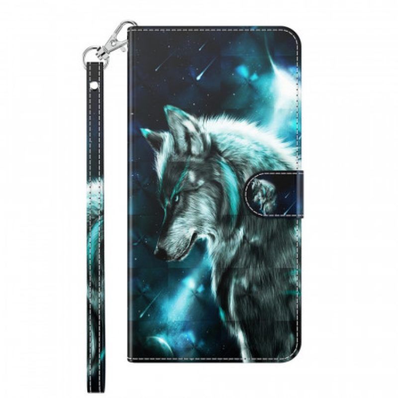 Flip Case Für Xiaomi Redmi Note 11 Pro / 11 Pro 5G Majestätischer Wolf