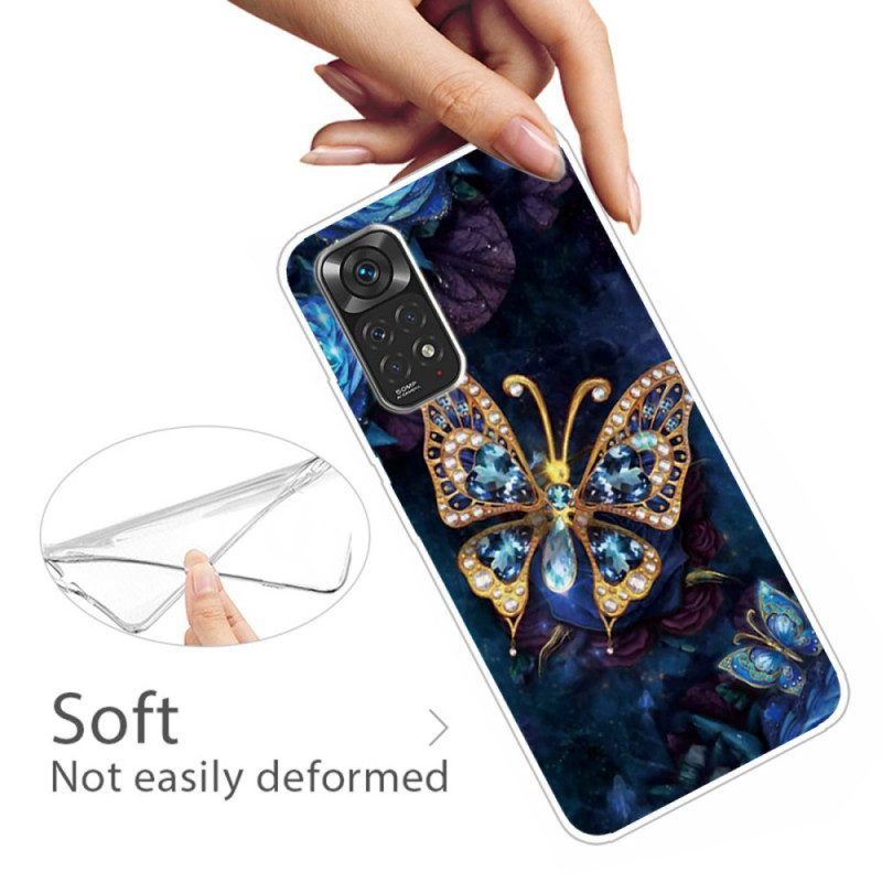 Handyhülle Für Xiaomi Redmi Note 11 Pro / 11 Pro 5G Goldener Schmetterling