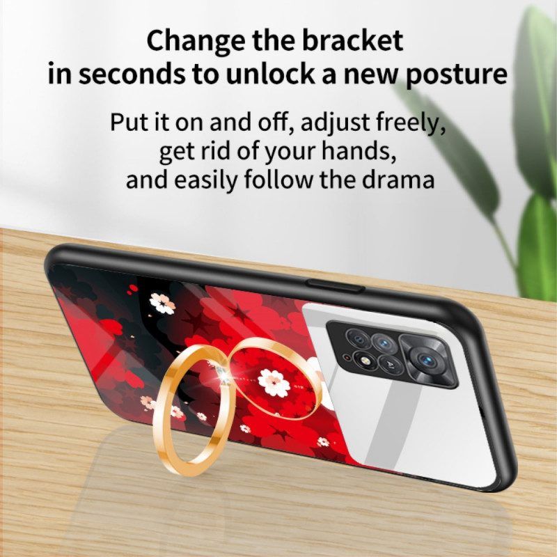 Handyhülle Für Xiaomi Redmi Note 11 Pro / 11 Pro 5G Spiegel Mit Drehbarem Ring