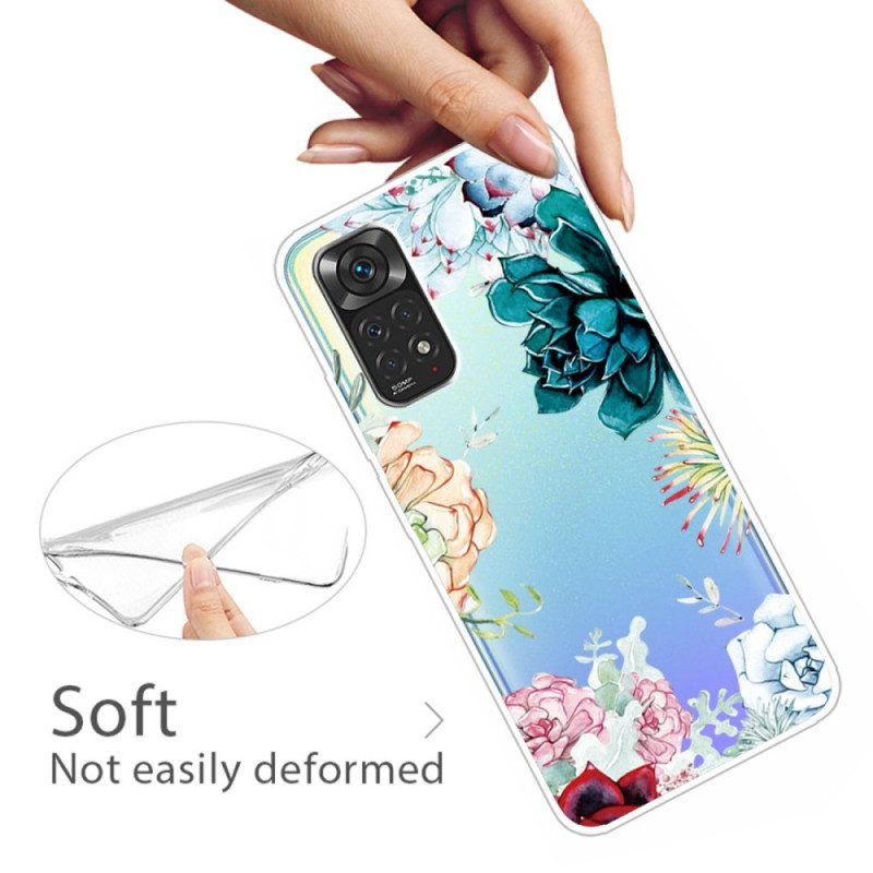 Hülle Für Xiaomi Redmi Note 11 Pro / 11 Pro 5G Aquarellblumen