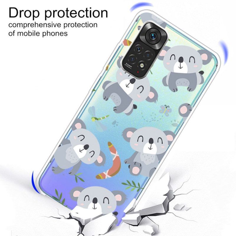 Hülle Für Xiaomi Redmi Note 11 Pro / 11 Pro 5G Kleine Graue Koalas