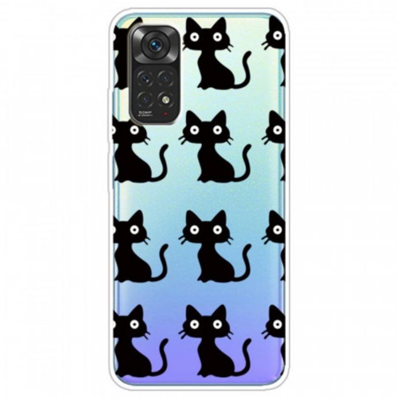 Hülle Für Xiaomi Redmi Note 11 Pro / 11 Pro 5G Mehrere Schwarze Katzen