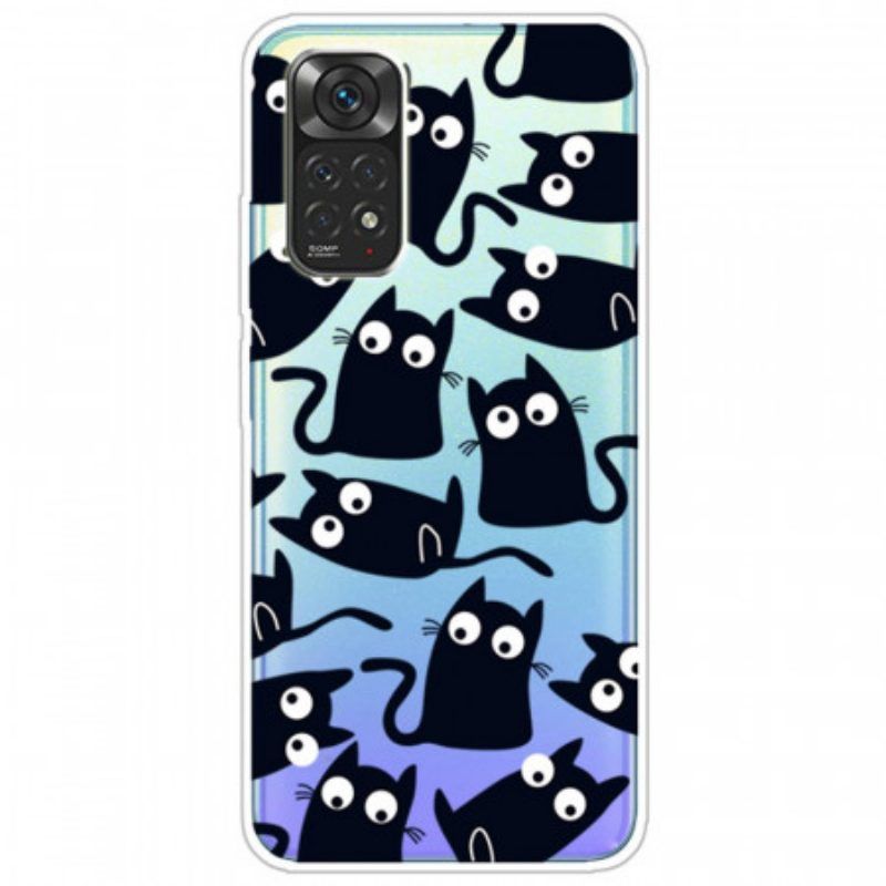 Hülle Für Xiaomi Redmi Note 11 Pro / 11 Pro 5G Mehrere Schwarze Katzen