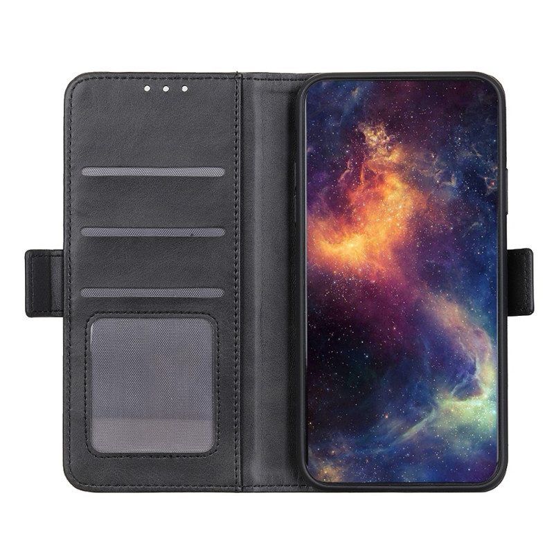 Lederhüllen Für Xiaomi Redmi Note 11 Pro / 11 Pro 5G Flip Case Doppelte Klappe