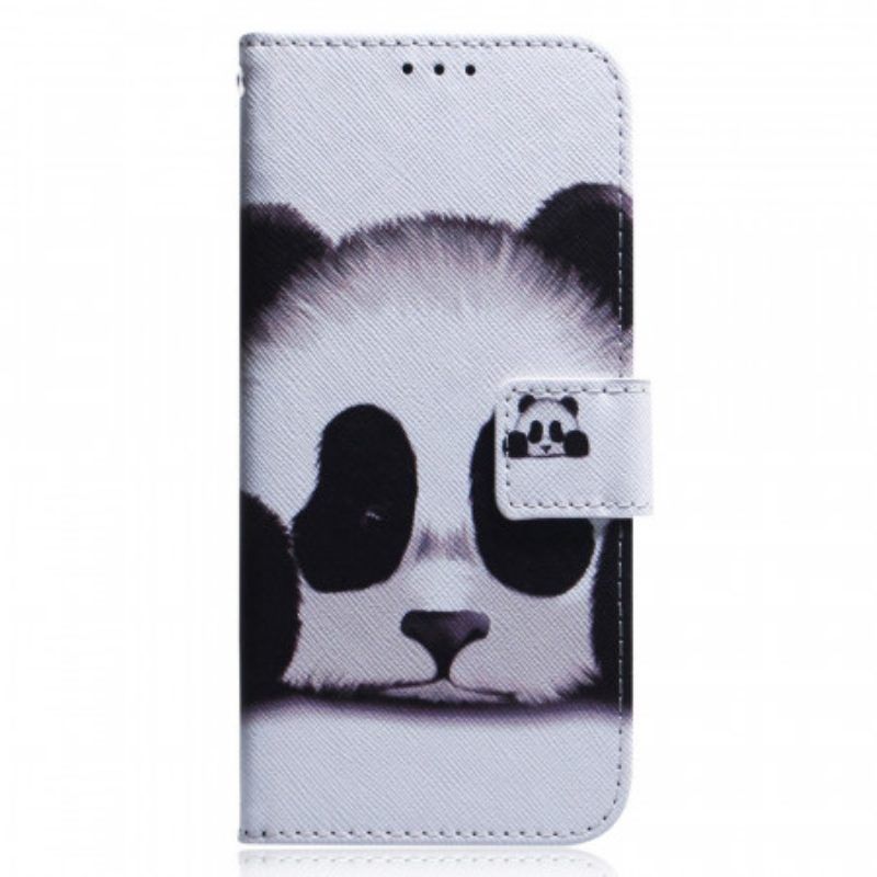 Lederhüllen Für Xiaomi Redmi Note 11 Pro / 11 Pro 5G Panda-gesicht